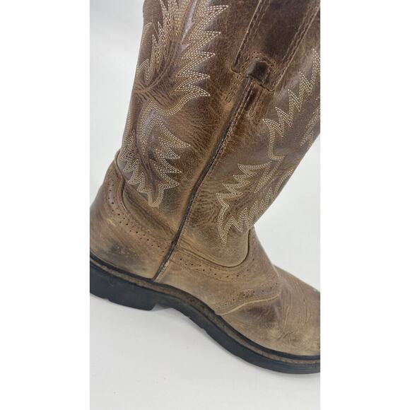 Ariat Challenger Men's 9.5D Western Cowboy Boots 10002504 Brown Rodeo Rancher - Picture 6 of 16